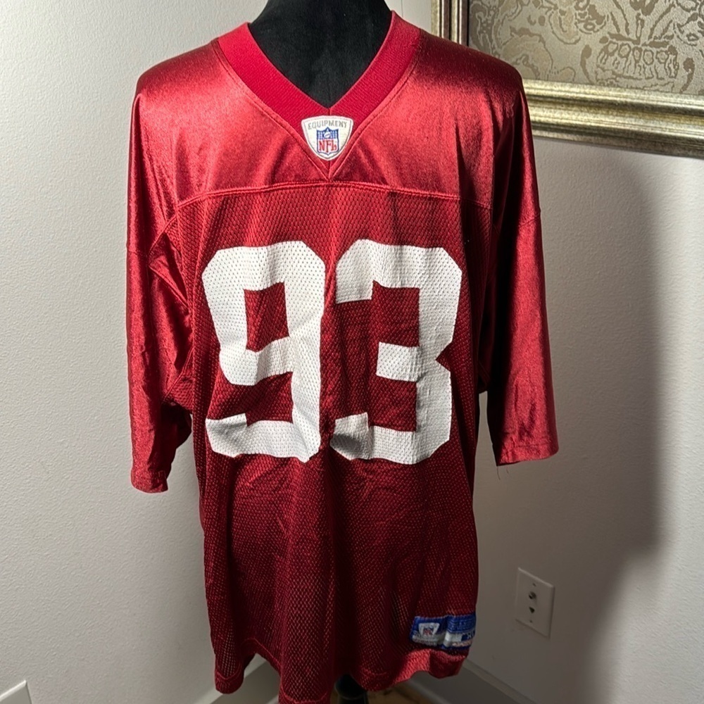 Arizona Cardinals #‎ 93 Kyle Vanden Bosh Vintage Jersey NFL Equipment Reebok XL
